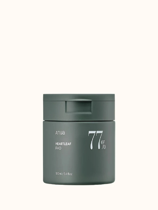 Anua Heartleaf 77%, toza piling disklari va PHA-kislotasi, 70 ml - 
