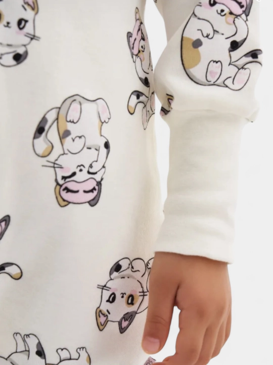 Kogankids kombinezon pijama, 100% paxta
