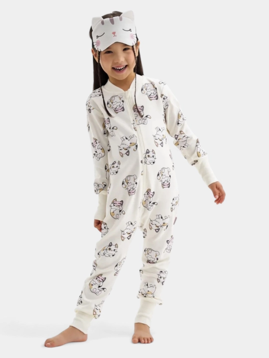 Kogankids kombinezon pijama, 100% paxta