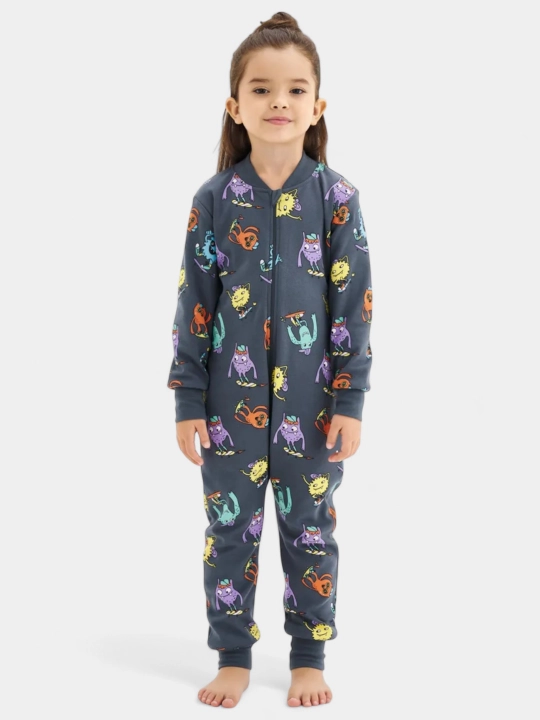 Kogankids kombinezon pijama, 100% paxta