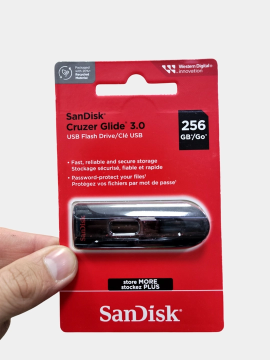 USB накопитель Sandisk Cruzer Glide 3.0 16/32/64/128/256ГБ 100МБ/с, подходит для свадеб ORG