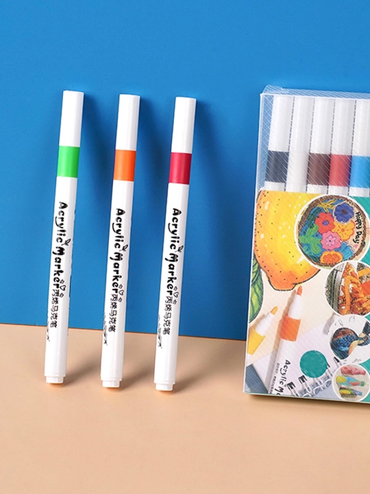 Akril DIY markerlari, flomasterlar, 12 - 48 ta rang