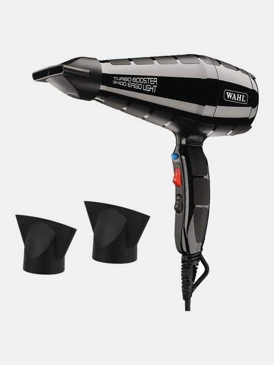 Professional soch quritgich Wahl TurboBooster 3400 Ergolight, turmalin ionizatsiyasi bilan