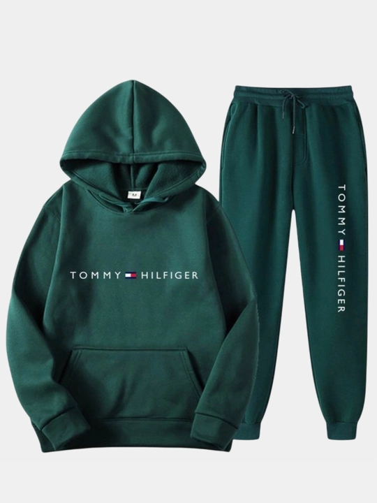Erkaklar ikkilik kostyumi, kapyushonli, ko‘k, yashil, to‘q sariq, M-XL - 