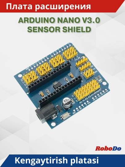 Плата расширения для Arduino Nano v3.0 Sensor Shield — ROBODO-NANOSHL