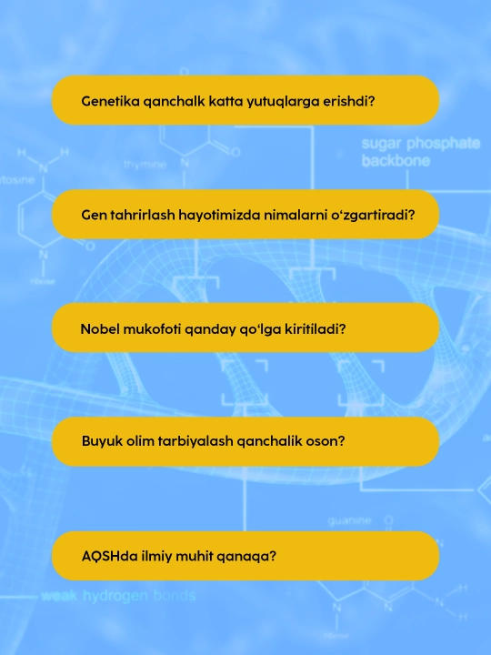 Книга Уолтер Айзексон Кодбузар, Илмий-оммабоп, Биография, Генетика
