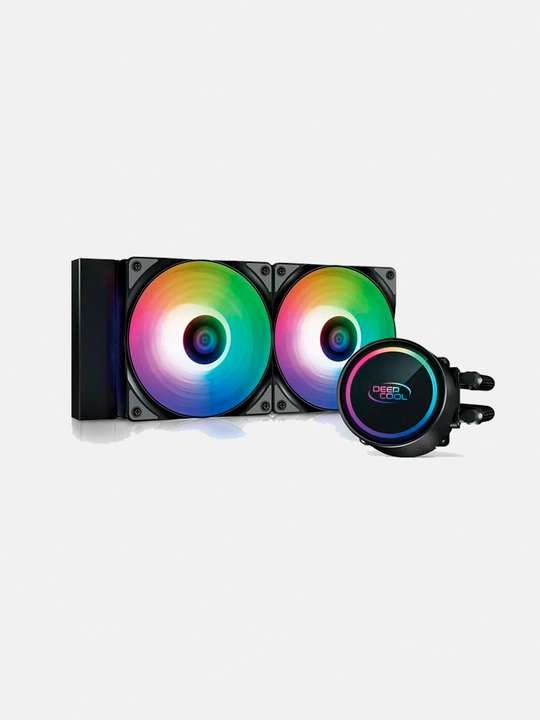 Водяное охлаждение DEEPCOOL GAMMAX L240 ARGB (White/Black) - 