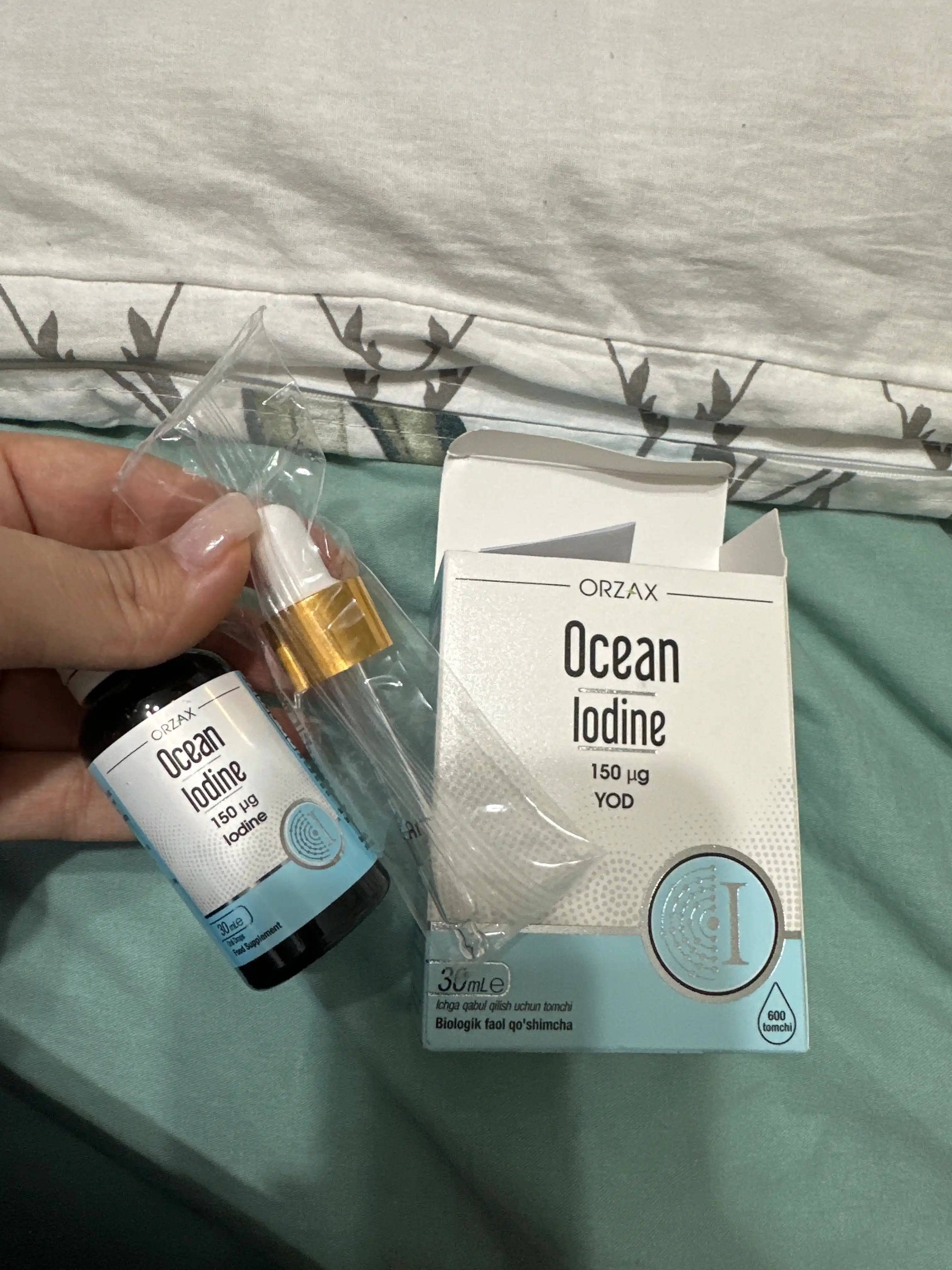 OCEAN Iodine — йод 150 мкг для щитовидной железы, капли, 30 мл, Халяль