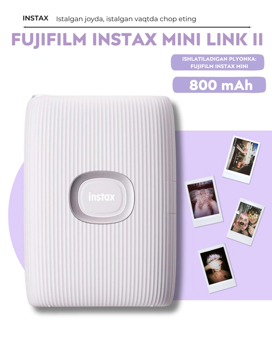 Fujifilm Instax mini Link II portativ smartfon printeri