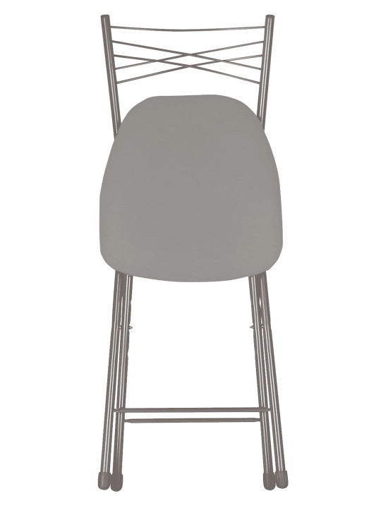 Yigiladigan stul Nika, yumshoq orindiq, metall karkas, ergonomik suyanchiq, 100 kg gacha