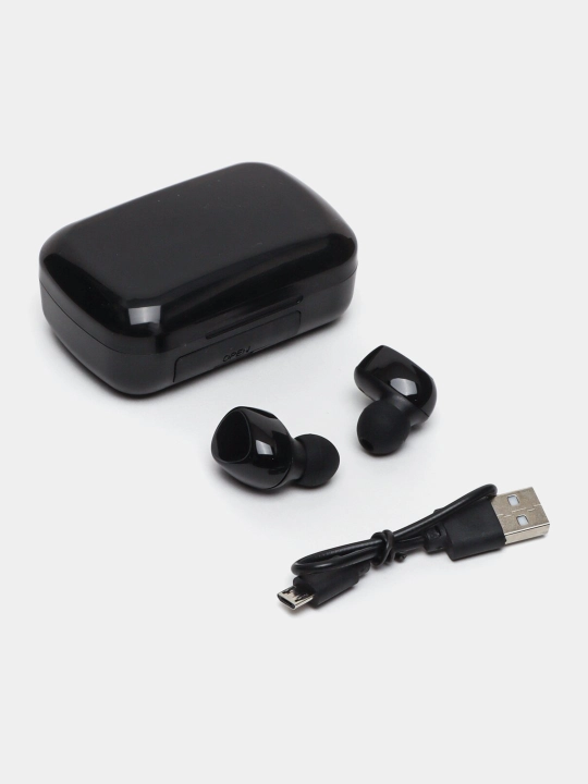 Simsiz Bluetooth quloqchinlar M10, 2000 mA/soat Power bank bilan