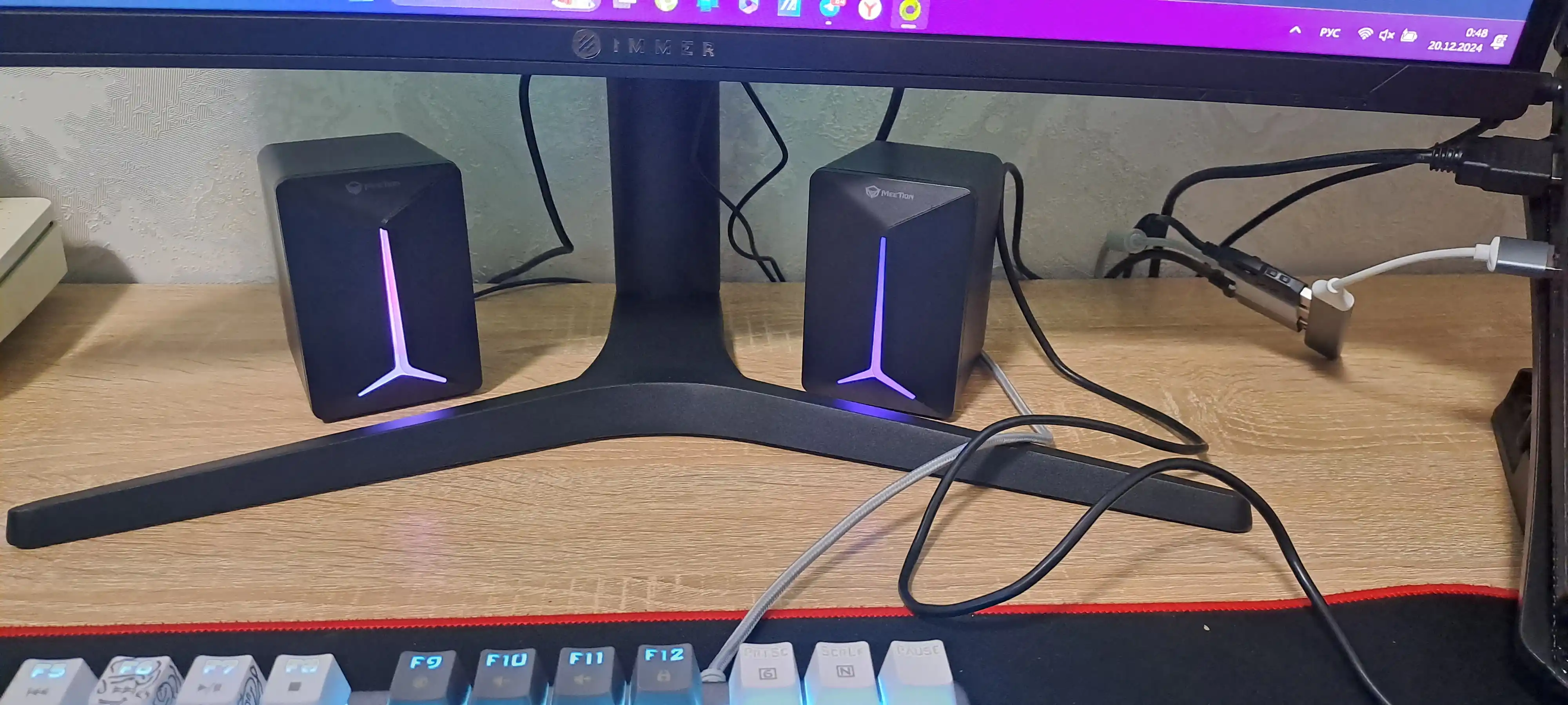Компьютерные колонки MEETION MT-SP2011 RGB Игровая колонка для ноутбука