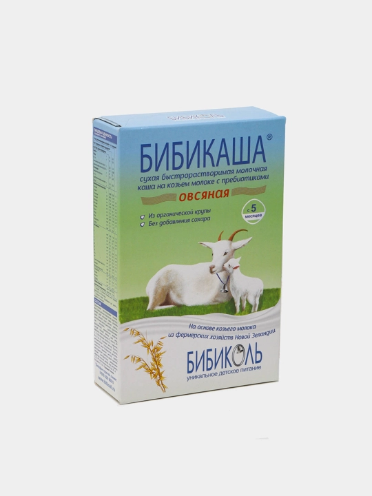 Bibikasha Bibikol echki sutli, suli yormali, prebiyotikli, 200 gr