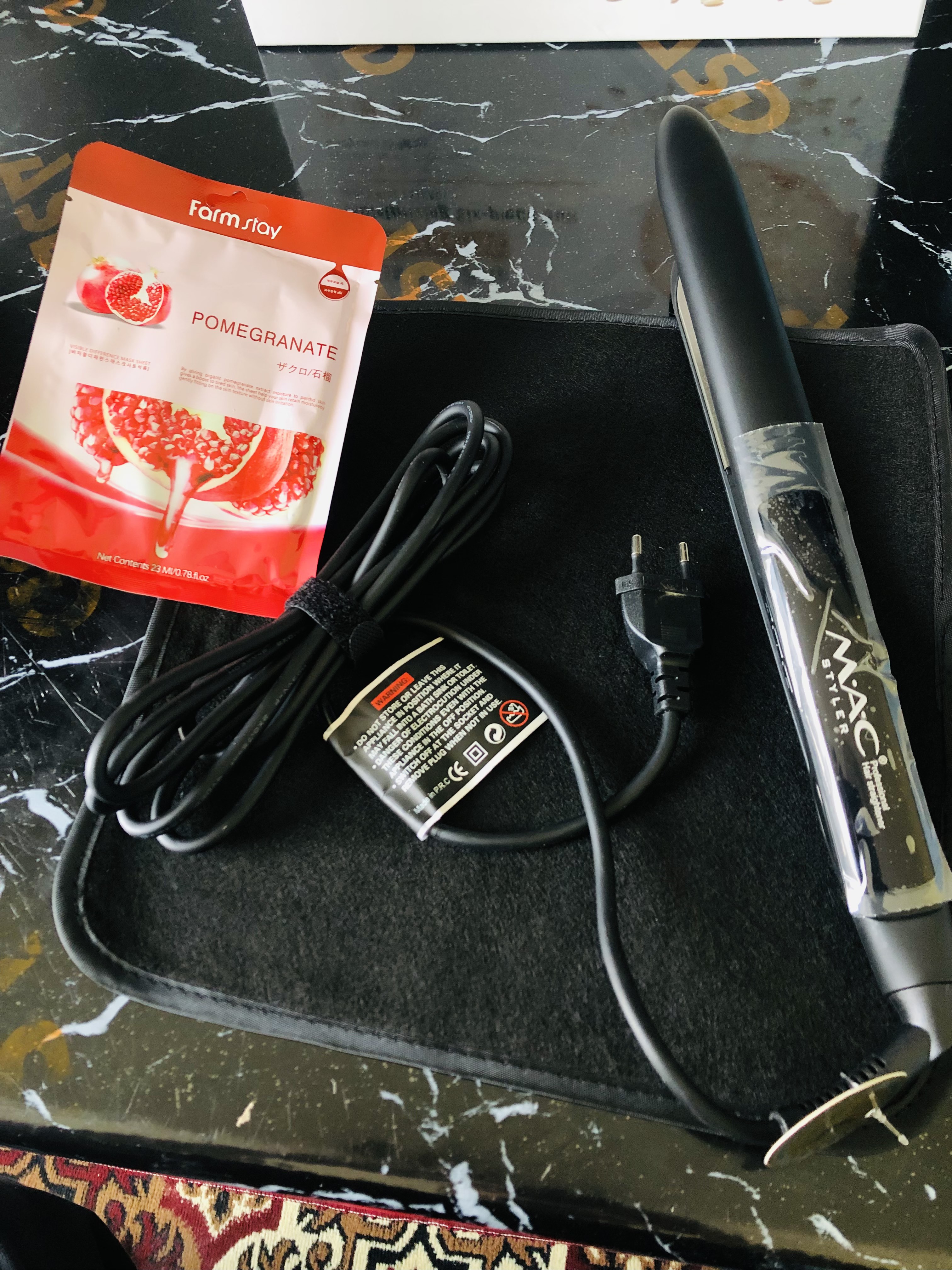 Professional soch tekislovchi dazmol MAC Stayler MC-2022, LCD displeyli
