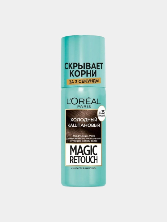 Tonlash sprey LOREAL Magic Retouch o'sib chiqqan ildizlarni bo'yash uchun, 75 ml