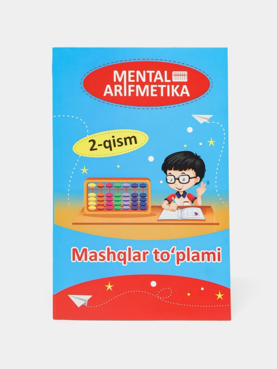 Mental kitob 1,2,3 qismlar Kitobi hamda Mashq Daftarlari