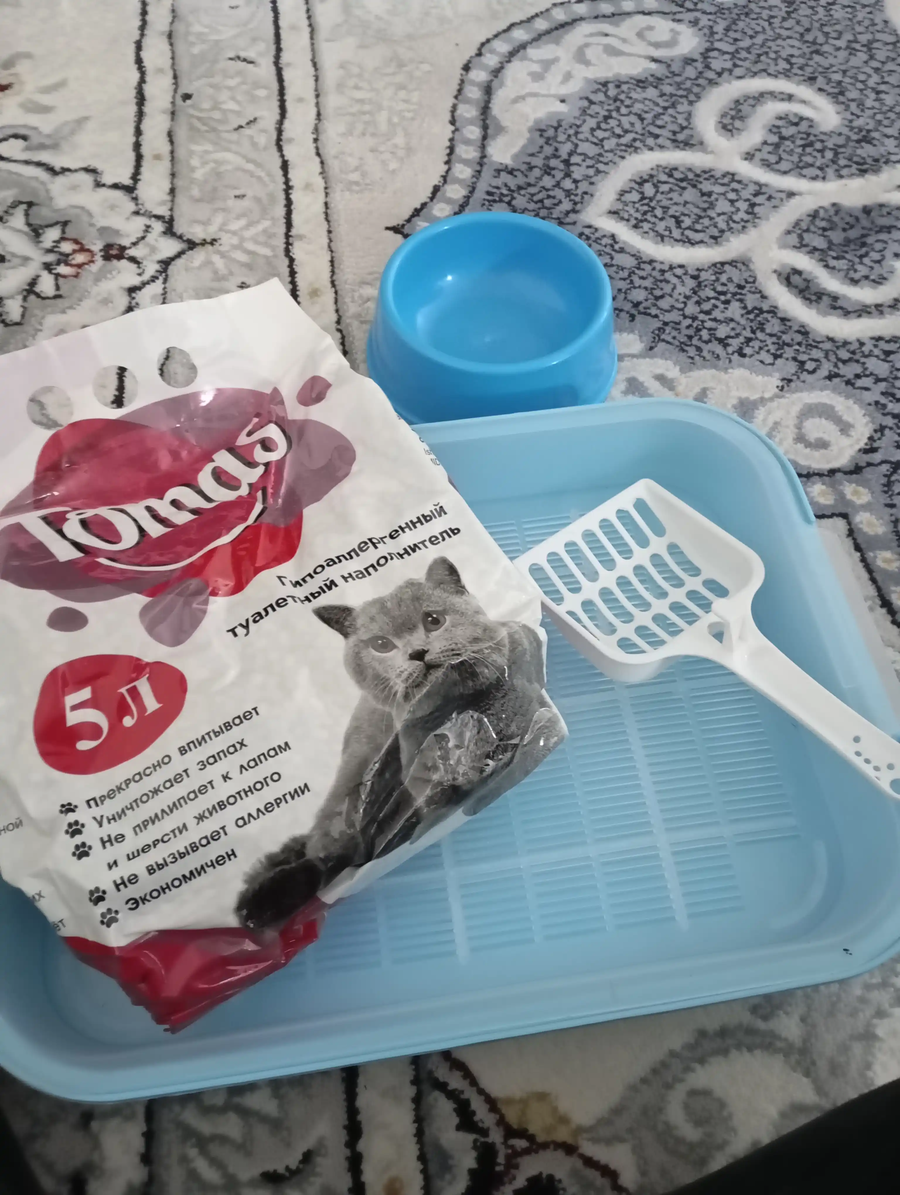 Mushuklar uchun tuvak 41*30*7sm