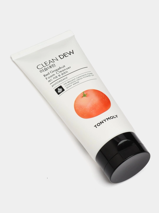 TonyMoly Clean Dew brendining yuzni tozalash uchun ko'pik, makiyajni tozalaydi, oqartiradi