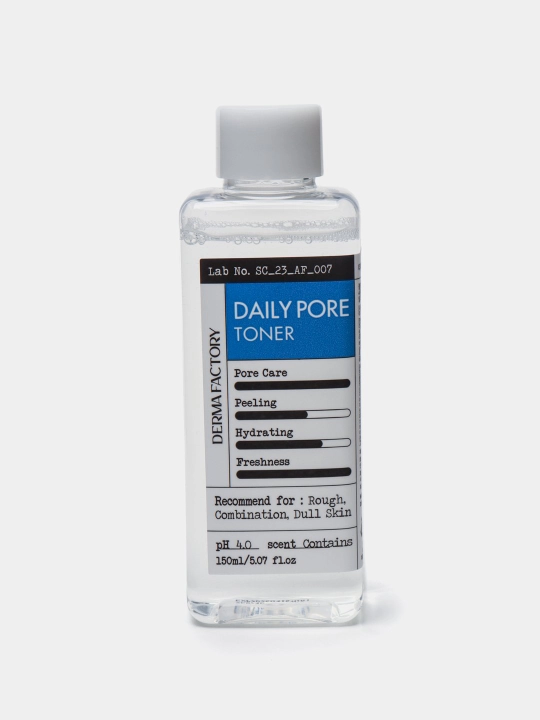 Себорегулирующий тонер для сужения пор Derma Factory Daily Pore Toner, 150 мл