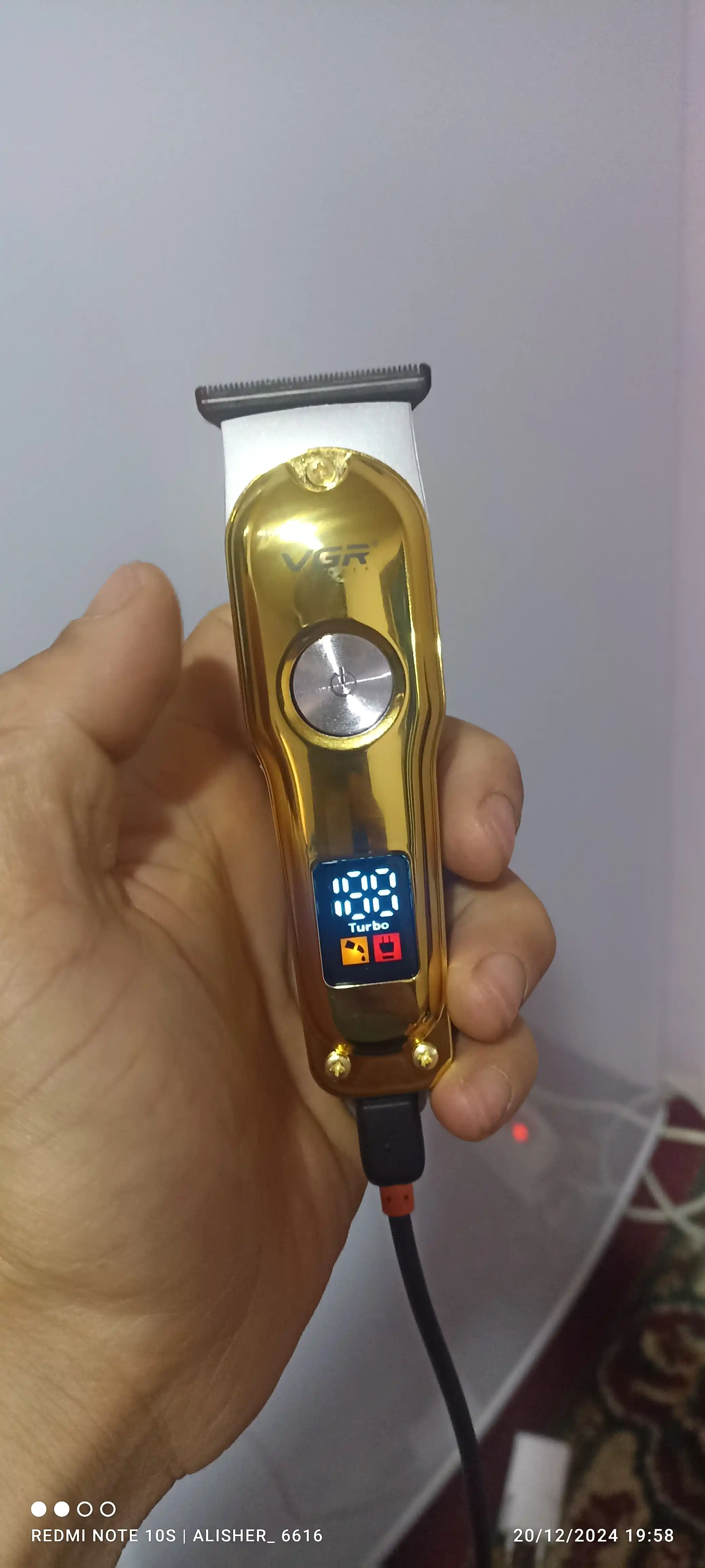 VGR, professional trimmer, simsiz, soch olish uchun