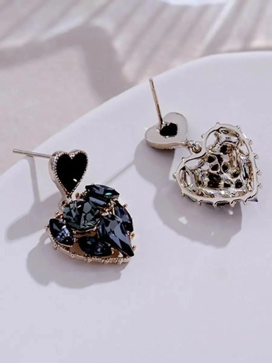 Серьги женские в форме сердца