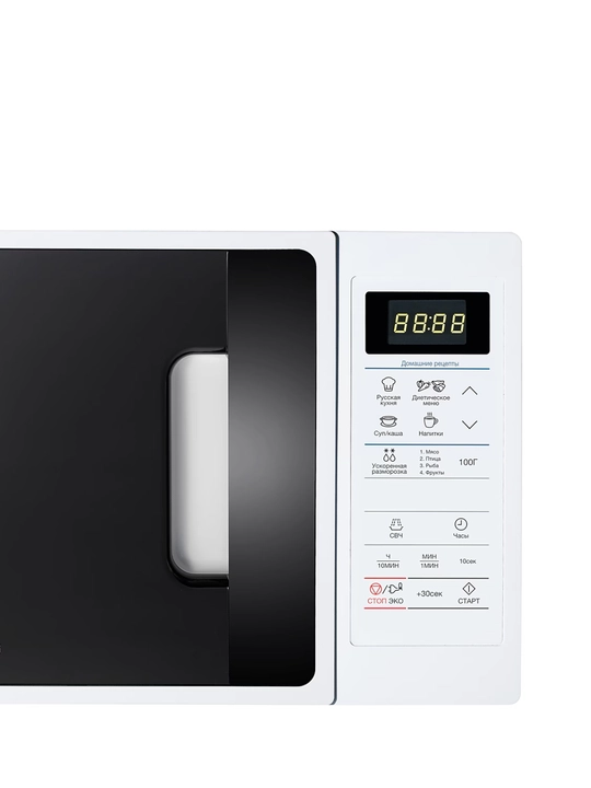 Mikroto‘lqinli pech Samsung ME83ARW/UZ, 23 l, keramik emal, sensorli boshqaruv