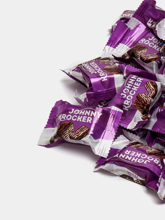Конфеты Roshen Johnny Krocker, молочные, 1 кг