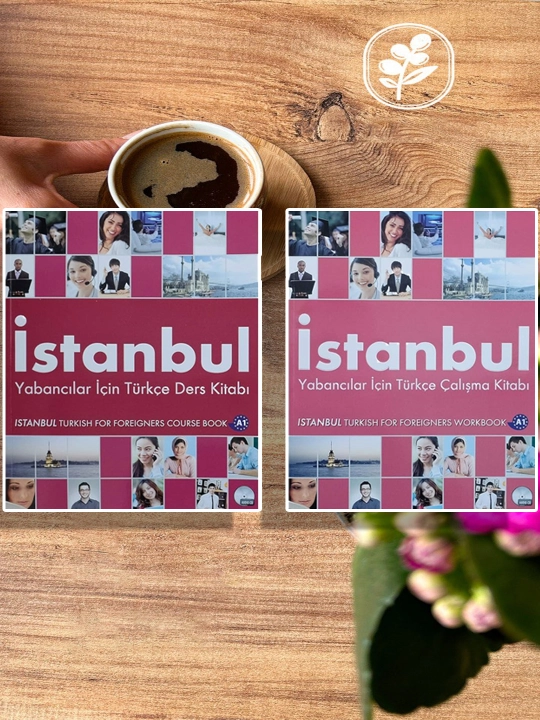 Istanbul A1 Turkish Language Course Book Set Beginner Level with Workbook - 