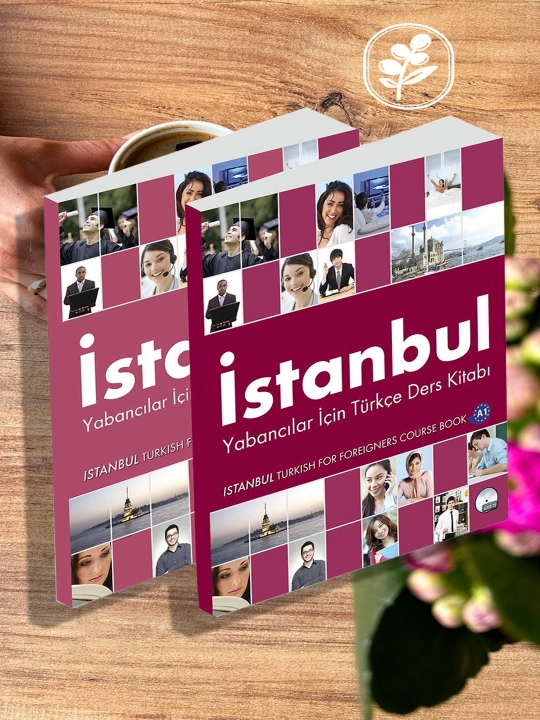 Istanbul A1 Turkish Language Course Book Set Beginner Level with Workbook