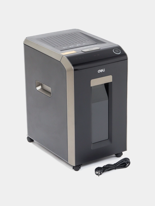 Deli ET088 professional ofis shredder, avtoberysh 200 varaq, 32 litr, P-5 - 