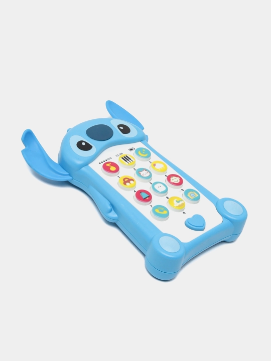 6 oylik va undan katta bolalar uchun yorug‘lik, tovushlar va ohanglar bilan jihozlangan musiqiy rivojlantiruvchi telefon