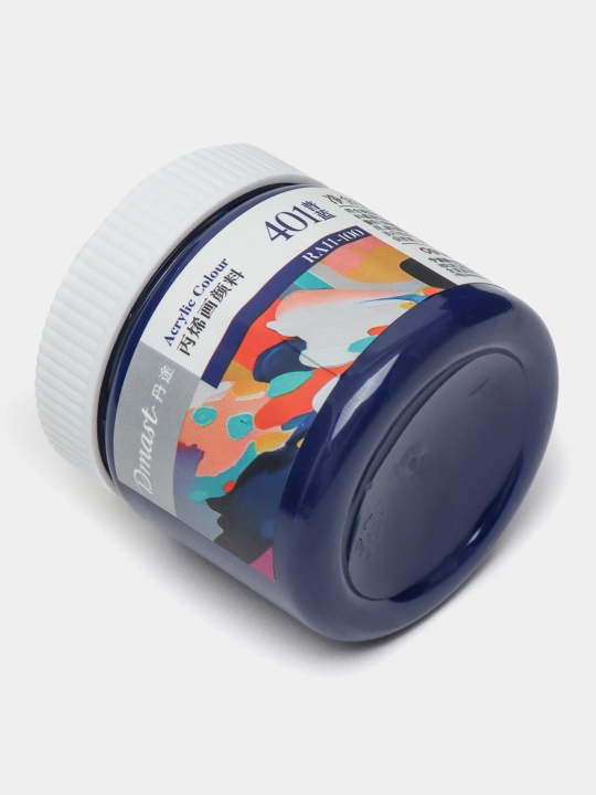 Краска акриловая в банке, 100 мл, 401 PRUSSIAN BLUE, Dmast Deli RA11-100-401 q0000054430