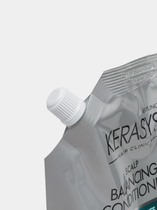 Шампунь для жирных волос, против перхоти, с кератином, KERASYS Scalp Balancing, Корея.