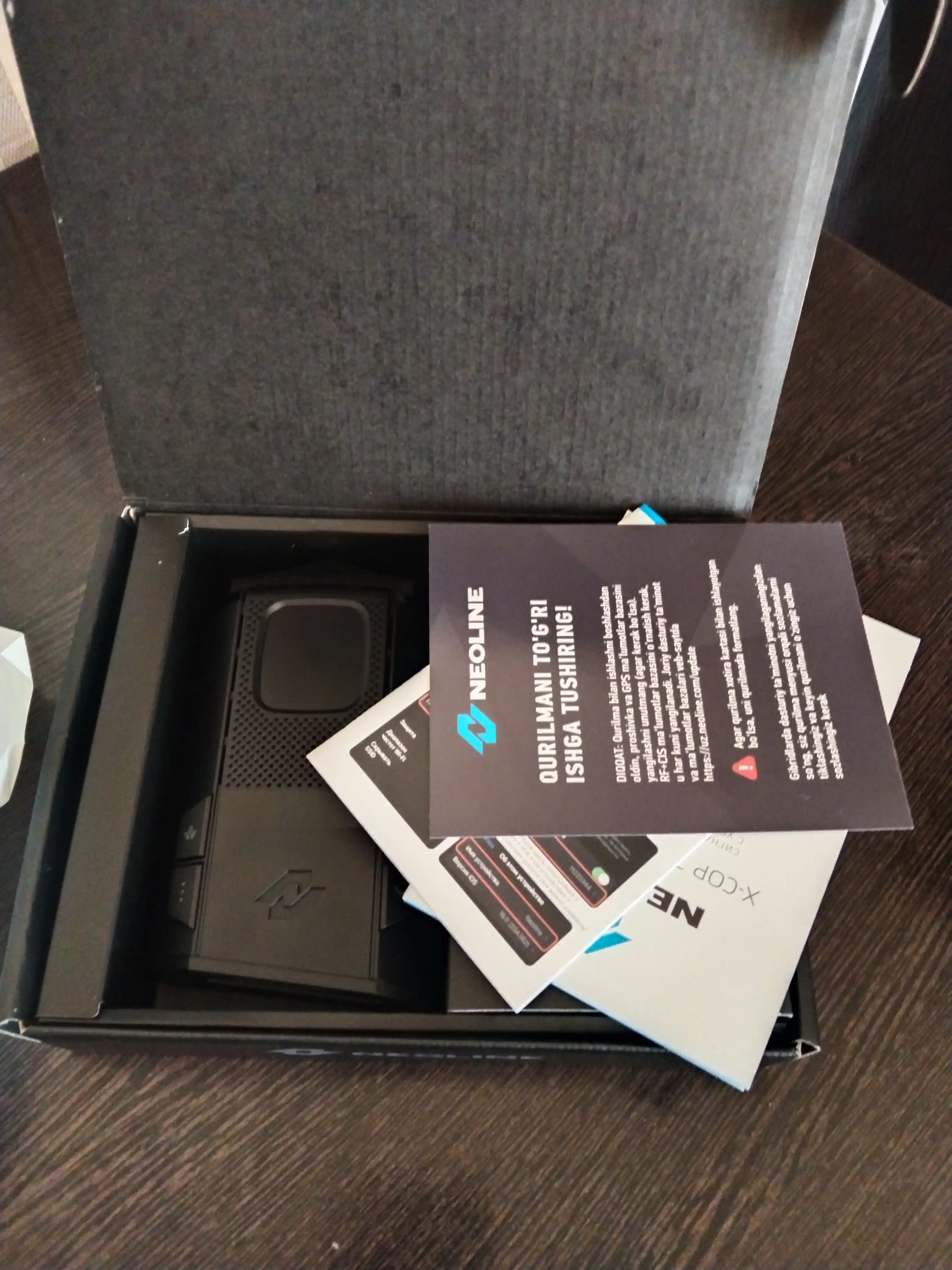 Neoline X-Cop 7800s Wi-Fi Black radar detektori, O'zbekiston uchun versiya