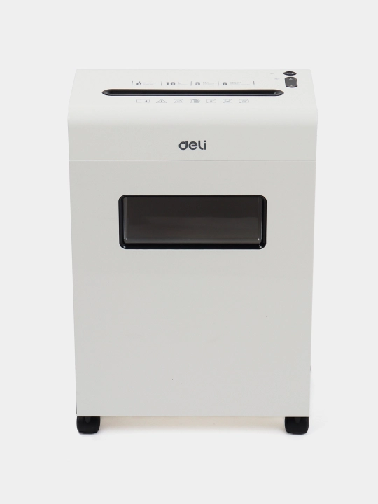 Deli E9921-EU kuchli ofis shredder, 6 varaq, 16 litr, yuqori himoya P-4
