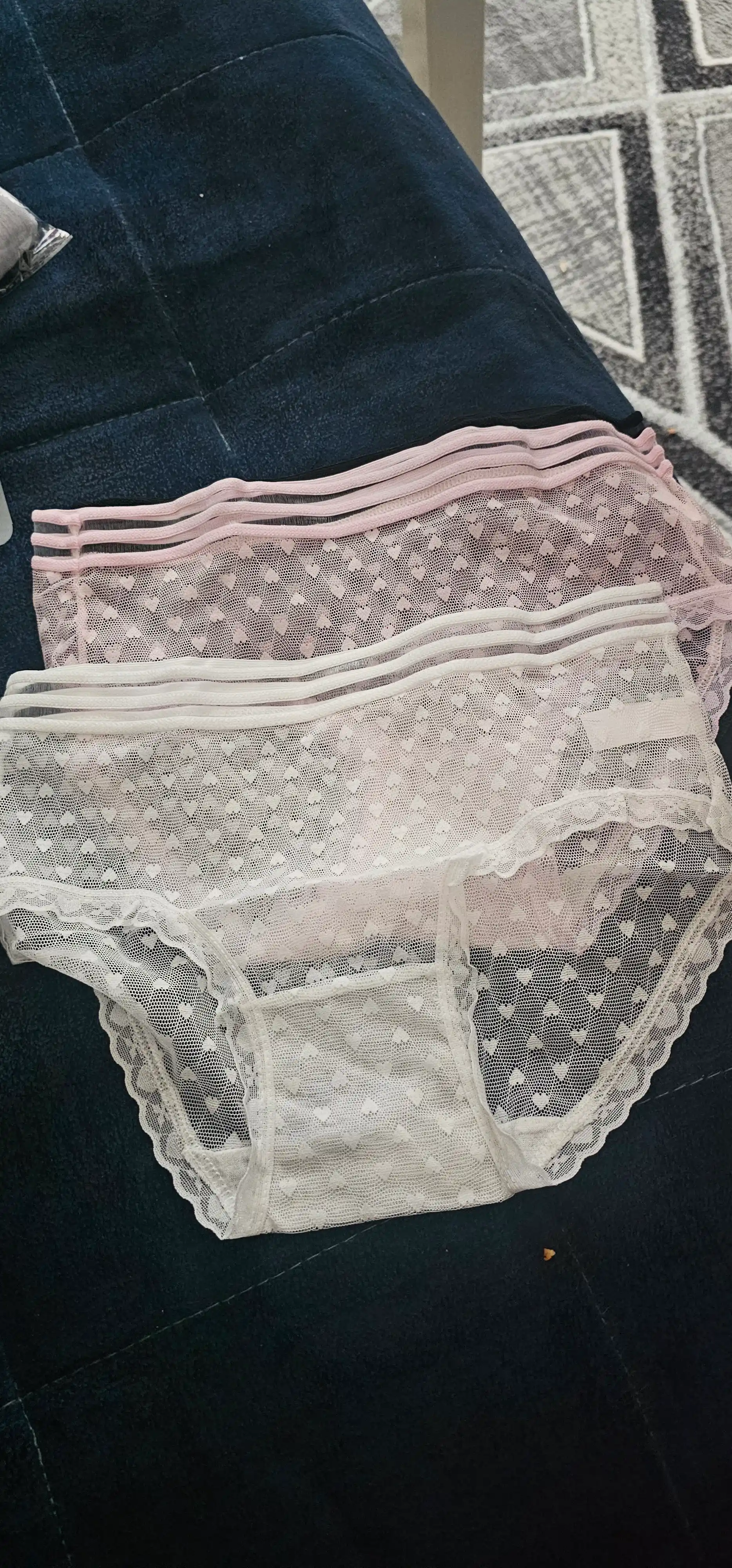Ayollar uchun paxtali trusiklar, har kunlik, toplamda 3 dona