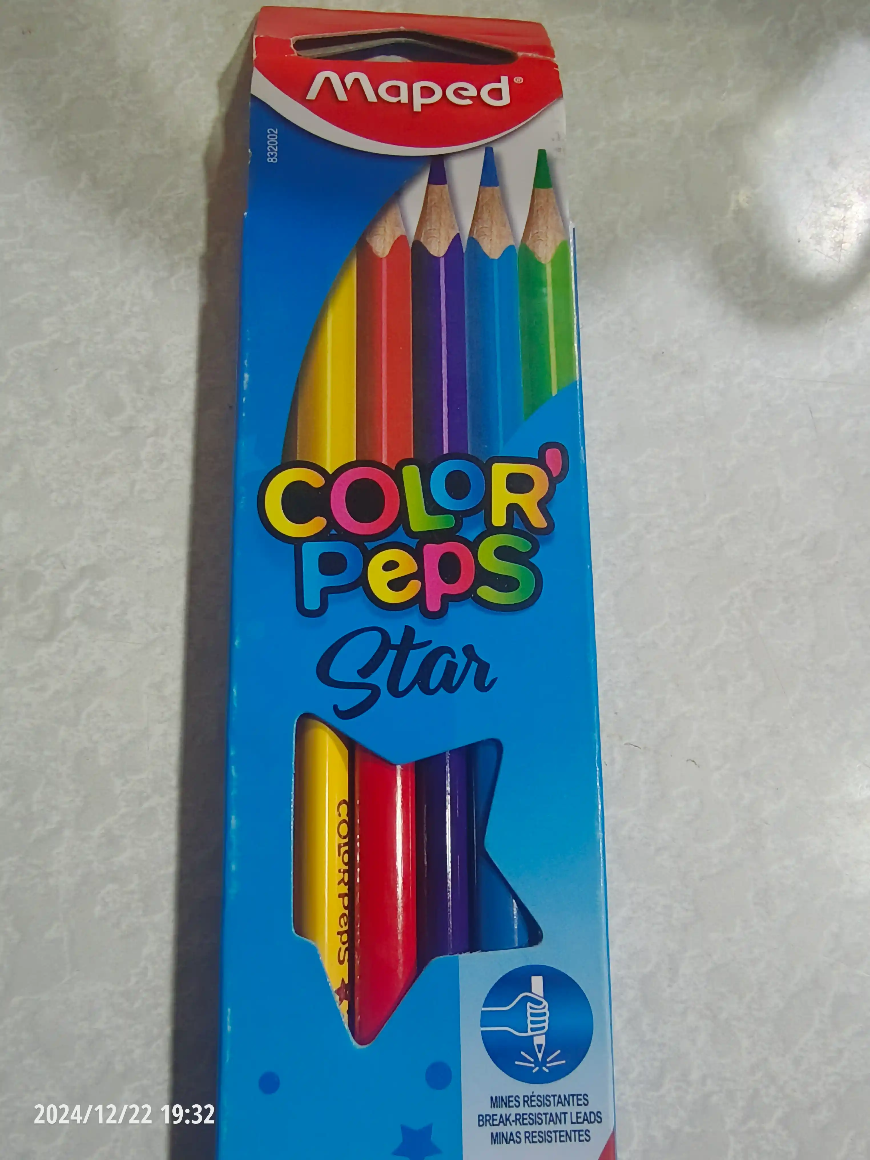 Rangli qalamlar Maped Color Peps, 6 ta rangli, 832002