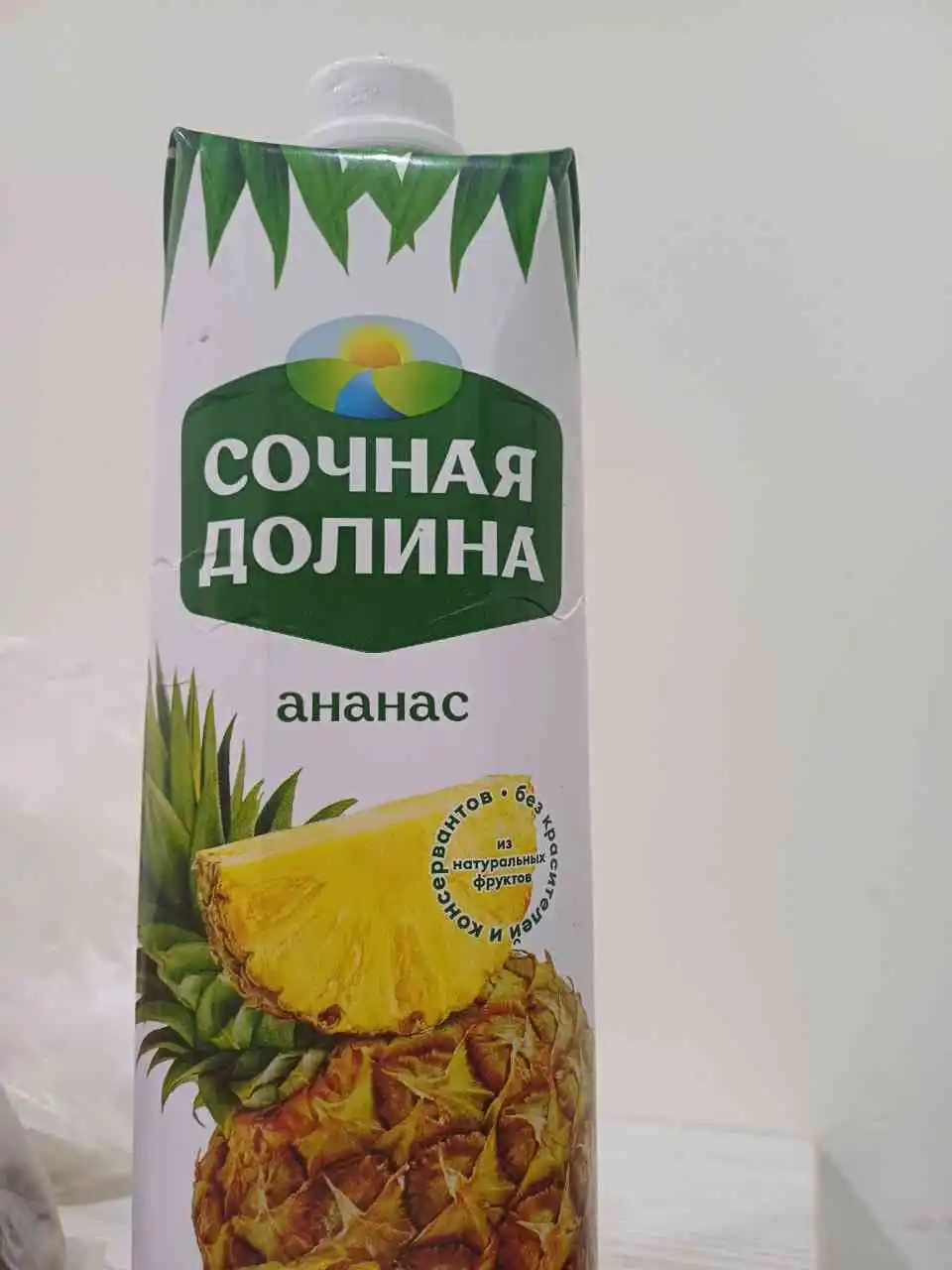 Сок Сочная Долина Ананас, 1 л