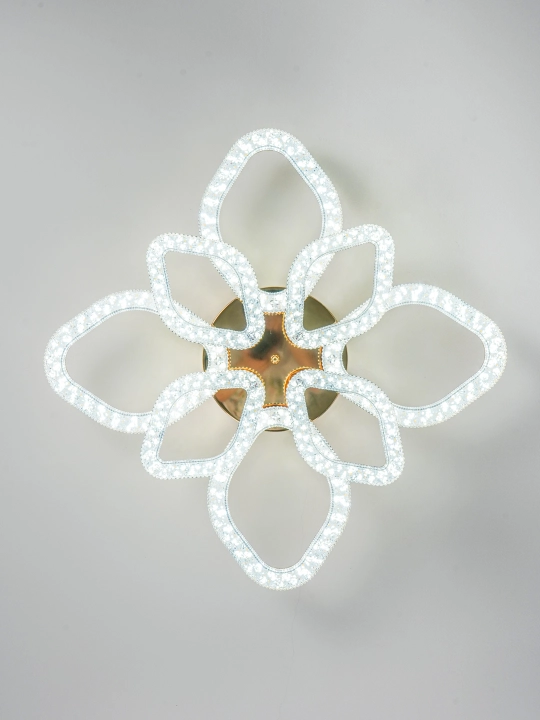LED shift qandil, pultli yorug‘lik diodli qandil, 3 rejimli, kristalli, oshxona uchun