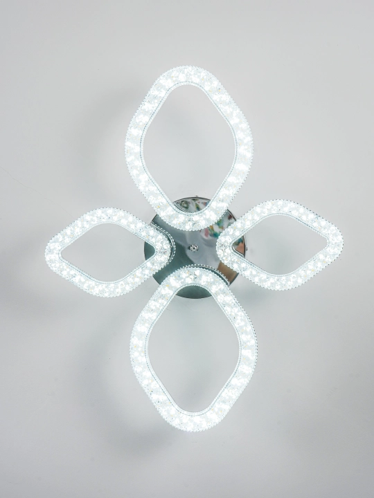 LED shift qandil, pultli yorug‘lik diodli qandil, 3 rejimli, kristalli, oshxona uchun