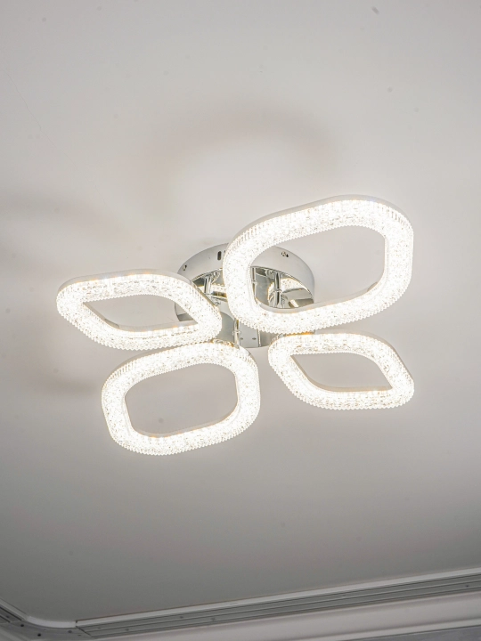 LED shift qandil, pultli yorug‘lik diodli qandil, 3 rejimli, kristalli, oshxona uchun