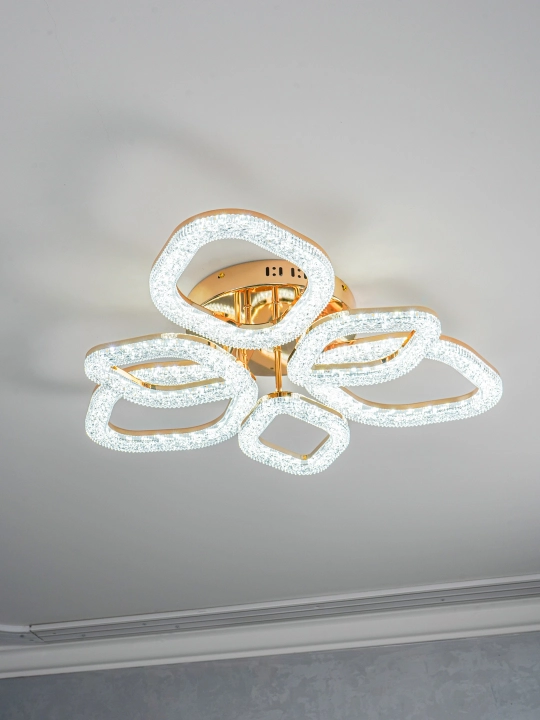 LED shift qandil, pultli yorug‘lik diodli qandil, 3 rejimli, kristalli, oshxona uchun
