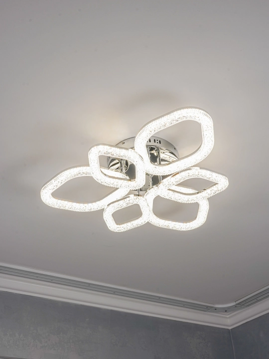 LED shift qandil, pultli yorug‘lik diodli qandil, 3 rejimli, kristalli, oshxona uchun