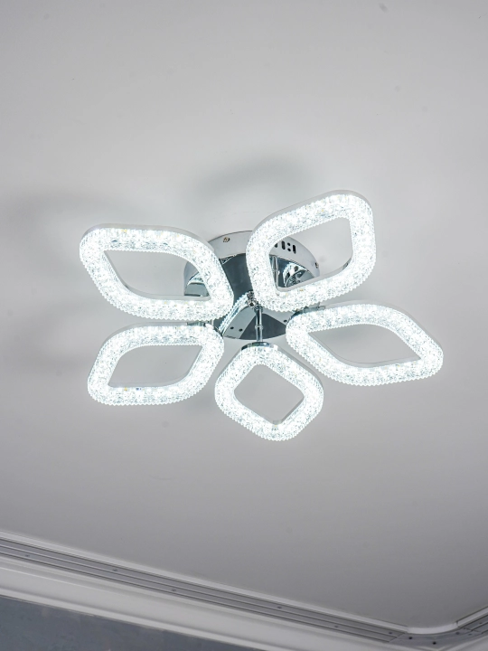 LED shift qandil, pultli yorug‘lik diodli qandil, 3 rejimli, kristalli, oshxona uchun