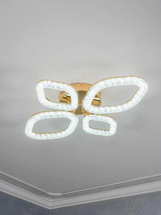 LED shift qandil, pultli yorug‘lik diodli qandil, 3 rejimli, kristalli, oshxona uchun