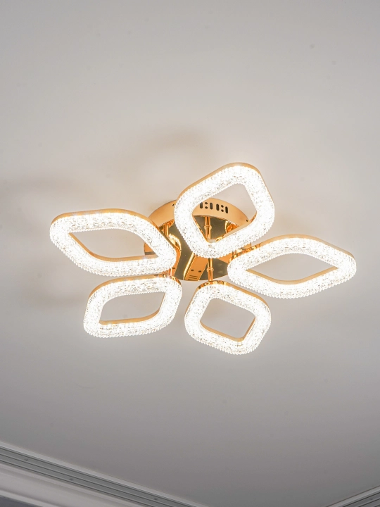 LED shift qandil, pultli yorug‘lik diodli qandil, 3 rejimli, kristalli, oshxona uchun