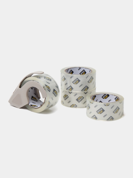 Deli EA695 skotch to‘plami, 48 mm × 60 m × 55 mkm, qadoqlash uchun - 