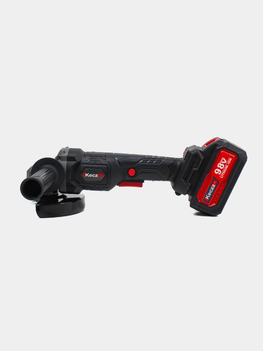 Akkumulyatorli bolgarka KECZZ, 125 mm, 98V, burchak siliqlash mashinkasi, cho'tkasiz USHM