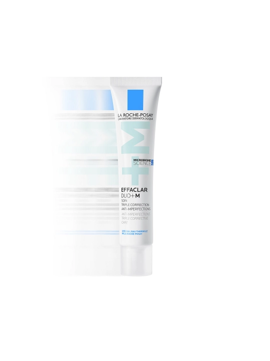 Uch marta tuzatuvchi krem jeli, la ROCHE-POSAY EFFACLAR DUO + M, nomukammallikka qarshi, 40 ml