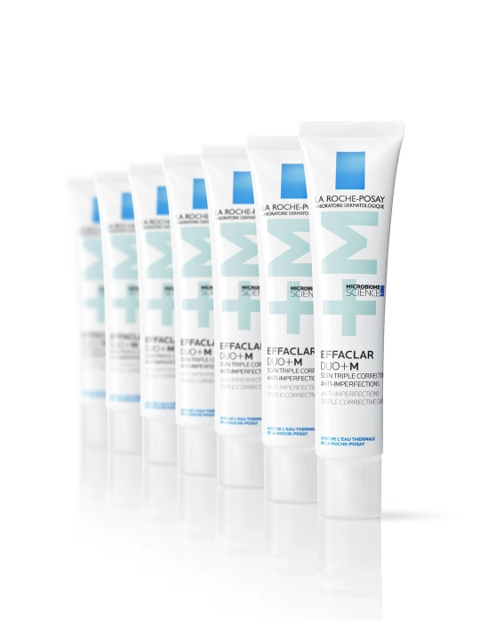 Uch marta tuzatuvchi krem jeli, la ROCHE-POSAY EFFACLAR DUO + M, nomukammallikka qarshi, 40 ml